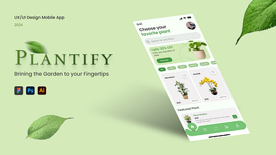 Plantify Where Nature Thrives! appdesign appinspiration ecofriendly ecofriendlyapp gardeningapp gardeningideas gardeningtools natureapp plantcare plantcommunity plantlover plantshop plantshopping responsiveui sustainablegardening ui uiux userexperience