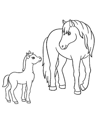 Horse Coloring Pages