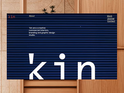 'kin about page about animation landing page layout member minimal vietnam web design website