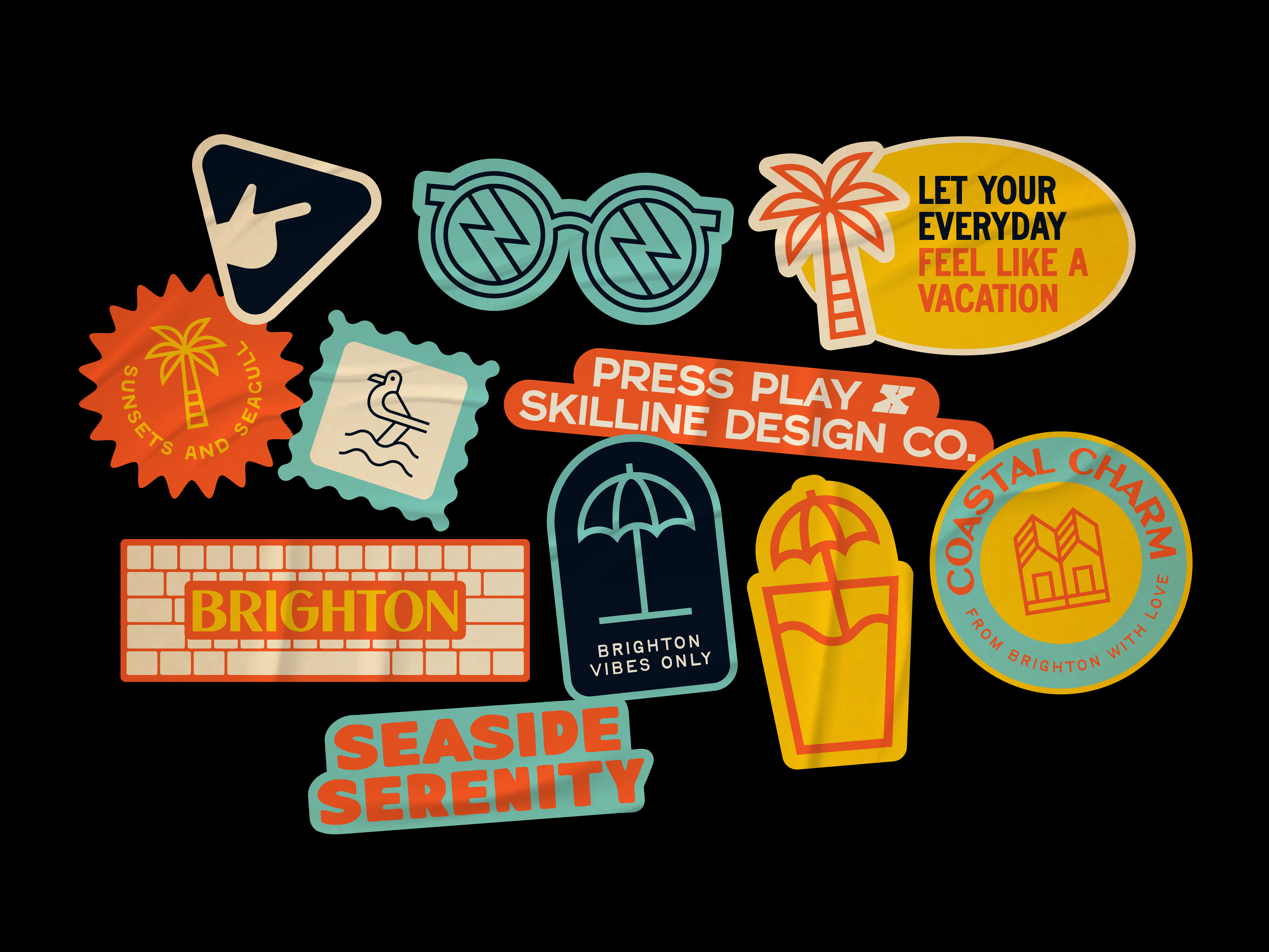 Example of Pressplay x Skilline: Sticker Design