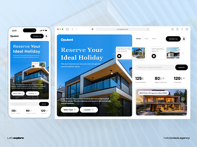 Real Estate Website Landing Page UI Design branding construction figma graphic design landing page motion graphics real estate real estate website realitor ui ui design uiux ux ux design web design website design website development