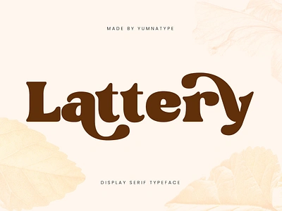 Lattery Font branding design font freebie freebies graphic design logo typo