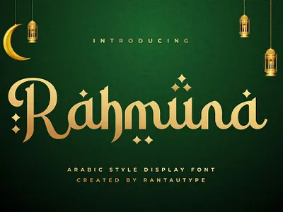 Rahmuna Font design freebie freebies illustration