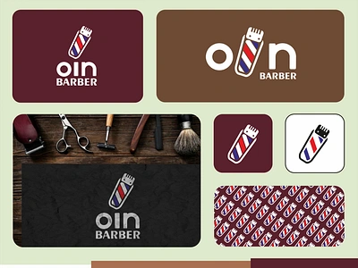 Design Oin Barbershope 3d animation barber barbershope branding cut graphic design logo motion graphics ui