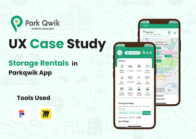 Storage Rentals in ParkQwik App app redesign appdesigncasestudy casestudy design designthinking luggage storage order fulfillment packers and movers parkqwikapp product design service design storage rentals storage solutions uidesign uiux design