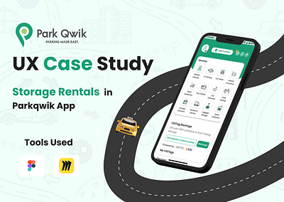 Storage Rentals in ParkQwik App app redesign appdesigncasestudy casestudy design designthinking luggage storage order fulfillment packers and movers parkqwikapp product design service design storage rentals storage solutions uidesign uiux design