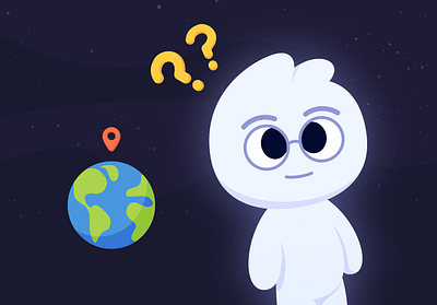 Lost in Space boy character cute game game illustration graphic design illustration kid app mobile game space space app toon toon character vector