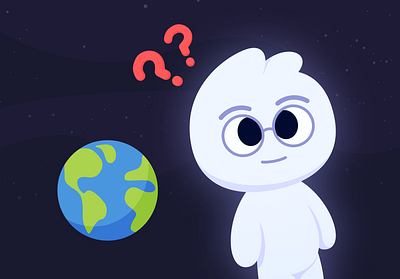 Lost in Space boy character cute game game illustration graphic design illustration kid app mobile game space space app toon toon character vector