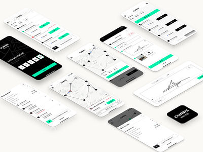 Curri | Route Driver App app brand branding construction design identity illustration ios logo people product design typography ui ux web