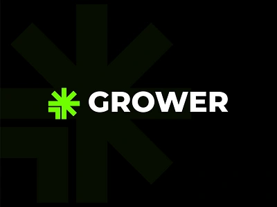 GROWER | Tech Brand logo design | Saas logo | Tech logo amazing logo brand brand identity branding creative logo design design logo graphic design grow logo grower icon logo logo logo design logo folio logo ideas logo maker logo style software logo tech tech logo