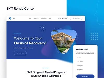 SMT Rehab Center 🇺🇸 css3 e commerce elementor figma gravityforms html5 javascript landing page responsive design ui design ux design web design web development website concept wordpress