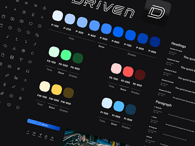 Driven+ Crafting a Scalable and Consistent Design System branding design system product design ui