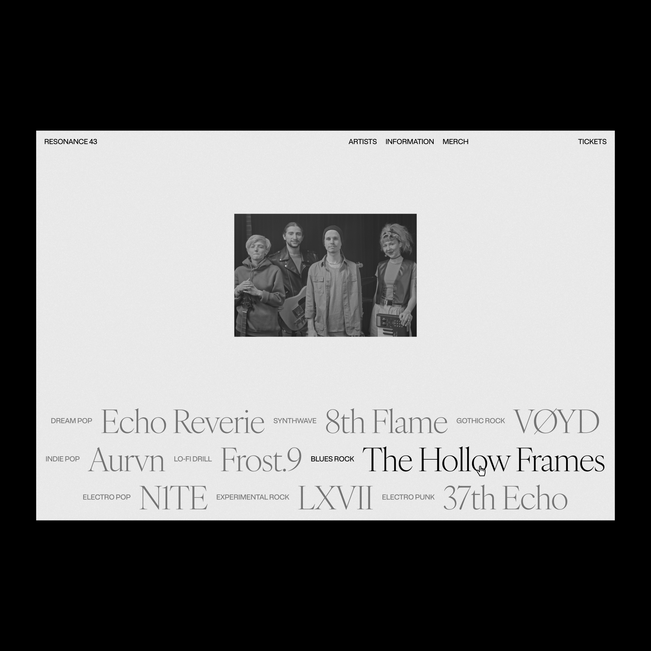 Example of Art Direction & Web Design