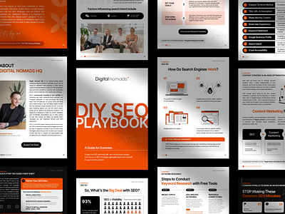 DIY SEO Playbook ai design google slides graphic design guide keynote layout pdf pitch deck power point powerpoint presentation presentation design print typography