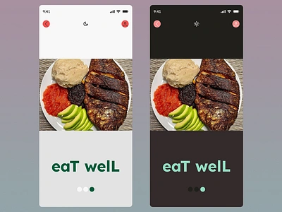 EAT WELL - Meal Planning App app application branding design diet fintech graphic design healthy eating landing page logo logomark logotype menu minimalist planning platform poster posterdesign ui website