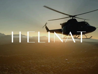 Helinat KV animation air animation avion fly helicopter jet kv logo luxury sky