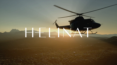 Helinat KV animation air animation avion fly helicopter jet kv logo luxury sky