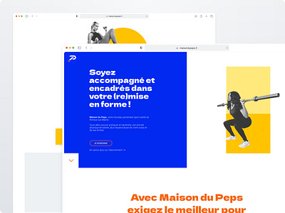 Maison du Peps | UI Design design graphic design ui ui design webdesign