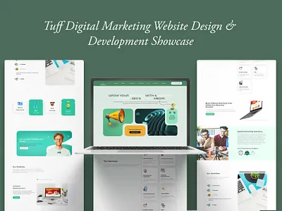 Tuff Digital Marketing Elementor Website Design & Development. elementor figma uiux web design web development wordpress