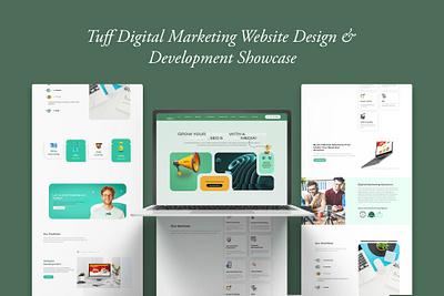 Tuff Digital Marketing Elementor Website Design & Development. elementor figma uiux web design web development wordpress