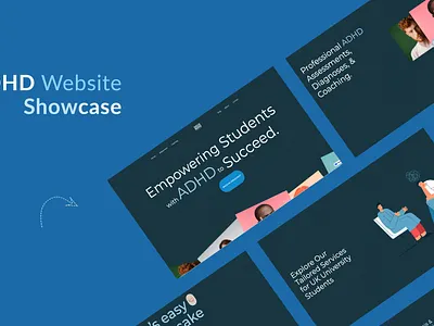 ADHD Services WebFlow Landing Page Design & Building figma uiux web design web development webflow website