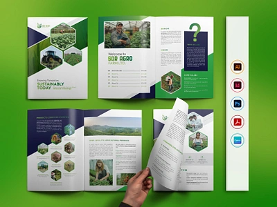 Agricultural Brochure Template | Agro Farm Catalog agricultural products agriculture background agriculture brochure agriculture poster template agriculture product brochure agro farm brochure agro farm catalog business corporate creative farming graphic design organic farming brochure