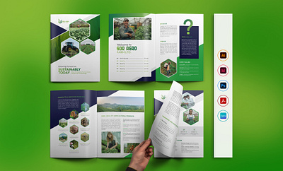 Agricultural Brochure Template | Agro Farm Catalog agricultural products agriculture background agriculture brochure agriculture poster template agriculture product brochure agro farm brochure agro farm catalog business corporate creative farming graphic design organic farming brochure