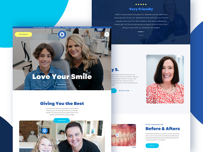 Westfall Orthodontics Website clean cta design doctor engaging fun modern orthodontic practice orthodontics playful responsive ui user experience website