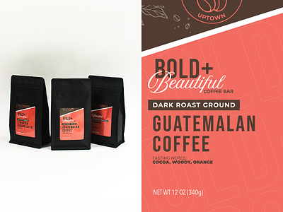 BOLD+ Beautiful Coffee Bar Packaging + Label beans beautiful bold brand identity coffee coffee brand coffee logo ethiopian logo logo design modern packaging