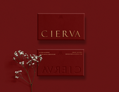 Cierva Coffe Brand Identity adobe illustrator adobe photoshop brand identity branding bussiness card graphic design logo luxury packaging visual identity