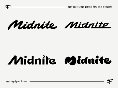 Midnite branding btc calligraphy crypto custom flow graphic design iconic identity lettering logo logodesign logomaker midnite script type unique wormark