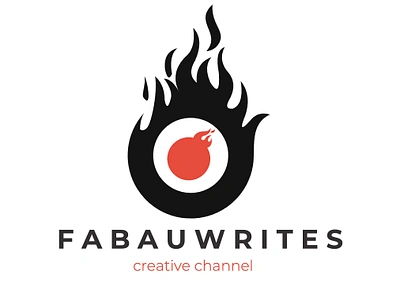 logo machine black creative fire graphic logo milmist red wheel words writes