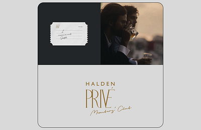 Halden Prive - Members Club Brand Identity Design brand design brand identity branding design graphic design logo logo design members club