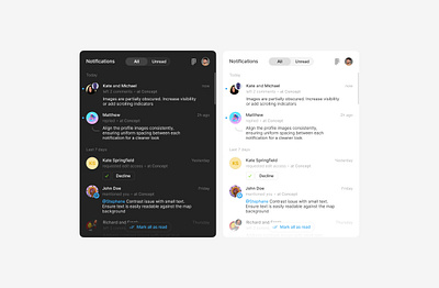 Figma Widget app design graphic interface list notification shortcut social ui ux