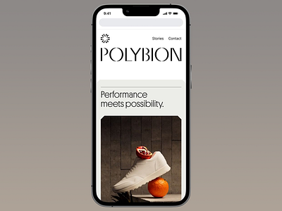 Polybion - Performance Biomaterials Mobile App climatechange eco ecofriendly environment green greenliving handmade mobile mobile app natural nature organic plasticfree recycle sustainability user experience web web design website zero waste