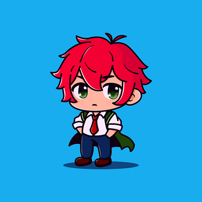 The Red Hair Boy animation branding cartoon character design graphic design icon illustration logo ui