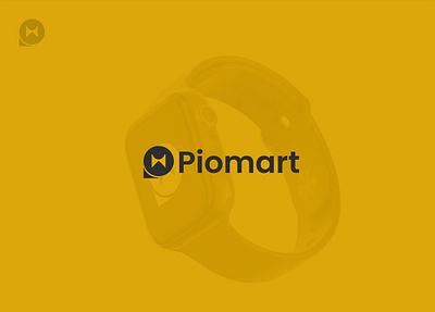 Piomart logo design brand brand identity brand logo branding creative logo design logo graphic design identity letter mark logo logo logo design logo mark minimal logo minimalistic logo piomart simple logo tech logo