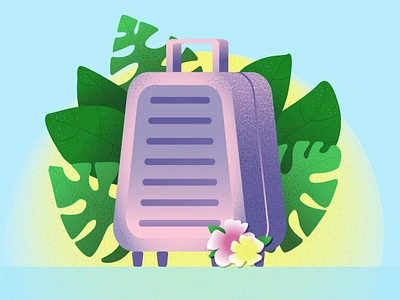 Suitcase illustration illustrator suitcase vector