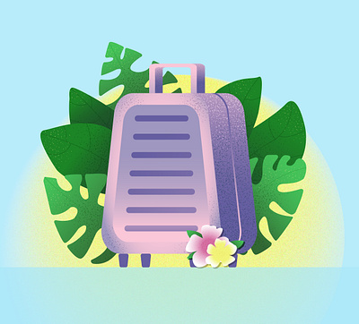 Suitcase illustration illustrator suitcase vector