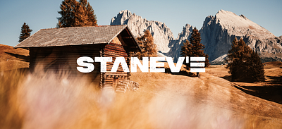 STANEV'E brand identity branding camping logo mountain