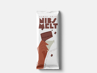 PACKAGING DESIGN FOR NIBS MELT brand identity design brandidentity branding label design packaging design