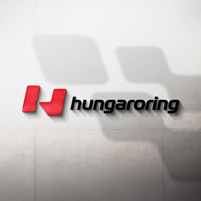 Hungaroring redesign (H+R logo) branding graphic design hr hungaroring illustrator logo redesign vector