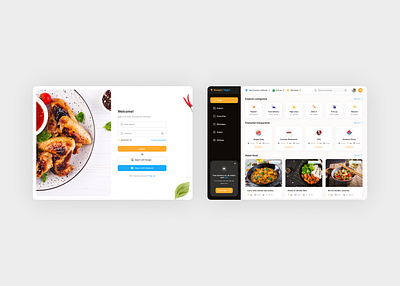 Hungry Night graphic design ui