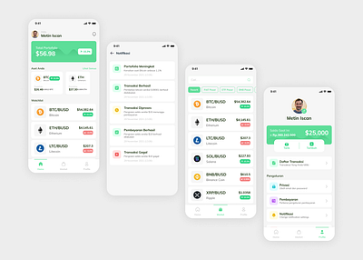 Wise Crypto graphic design ui