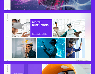 FREE — VR Technology PowerPoint template graphic design powerpoint presentation presentation design presentation template virtual reality vr