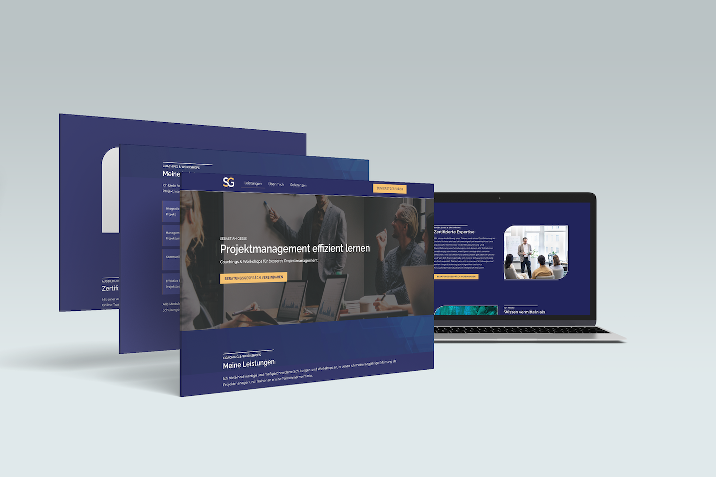 Example of Web Design (Figma, Up To 5 Pages)