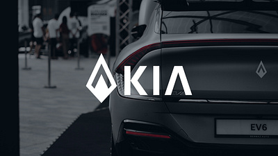 KIA Rebrand Mockup | Design Room auto automotive branding car design diamond flat graphic design hyundai illustration kia kia motors kn car logo minimal minimalist modern simple symbol understandable