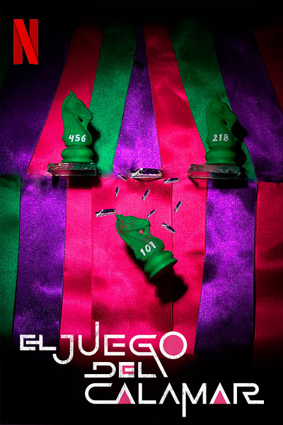 Portada para plataforma digital El juego del calamar(recreación) animation branding fotografía graphic design motion graphics photographia publicidad