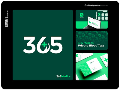 Modern Clinic logo and Branding Design for 365Medics a logo beset logo designer brand identity design branding clinic graphic design logo medical vector