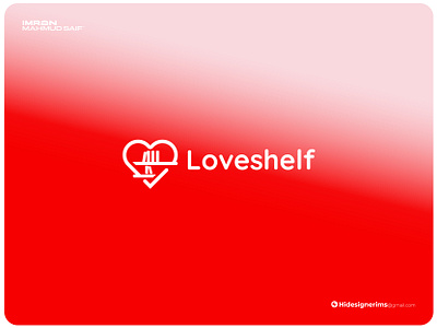 Abstract eBook shop Logo Design for Love Shelf beset logo designer brand identity design branding design graphic design logo